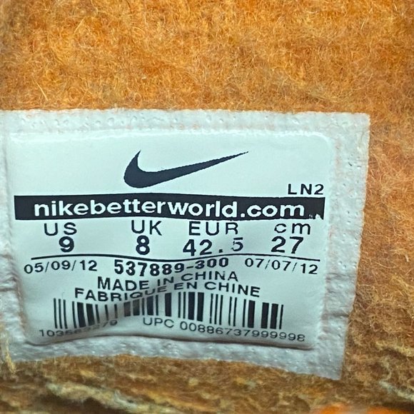 Nike Air Force 1 Military Boot Hi Top Sneaker shoes MENS SIZE 9 537889-300 main image 9